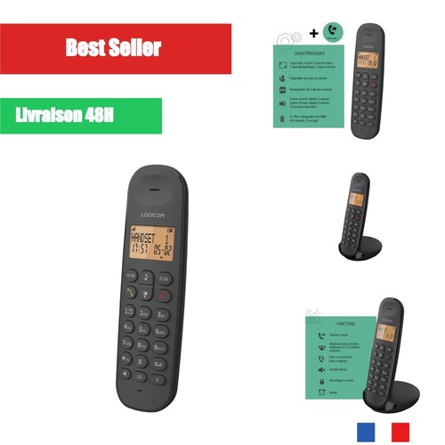 Téléphone sans fil logicom - sans,