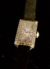 MONTRE DAME OR BLANC ET