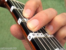 guitare classique frettes Note autocollants Learn Teach nylon étiquette