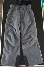 Très joli pantalon salopette de ski gris anthracite MIXTE Très bon état ETIREL