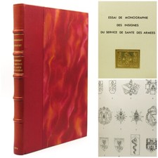 [MILITARIA] INSIGNES DU SERVICE DE SANTÉ DES ARMÉES : GEORGES WERNERT