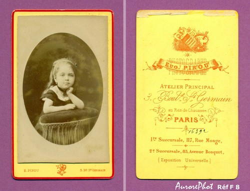Cdv pirou paris fillette - cdv, À
