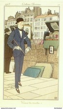 Gravure Mode Costume Parisien