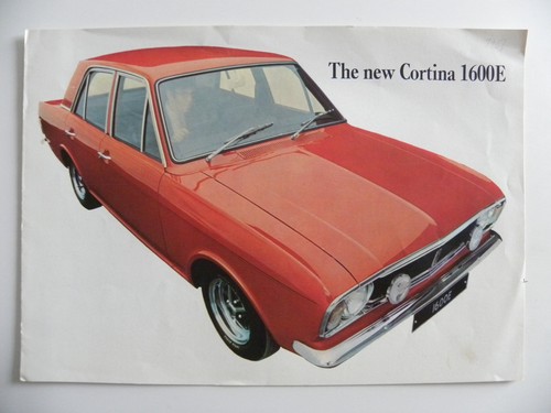 Rare brochure ford cortina the - cortina,