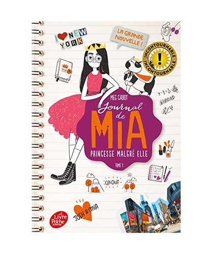 Journal mia princesse - journal, mia,