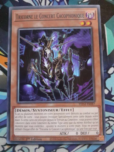Carte tricorne le - yu-gi-oh,