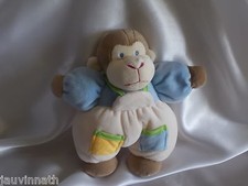 Doudou singe, grelot, Ajena