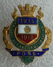 AMICALE DES ANCIENS COMBATTANTS 14/18 PONS*