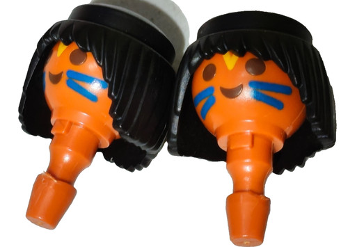 Playmobil têtes perruque - tÊtes,