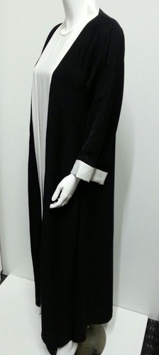 Femme ouvert avant abaya - femme,
