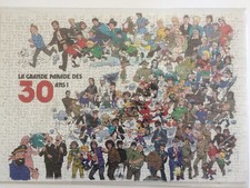Tintin - kuifje - rarissime puzzle "la grande parade des 30 ans" - 468 pces 1976