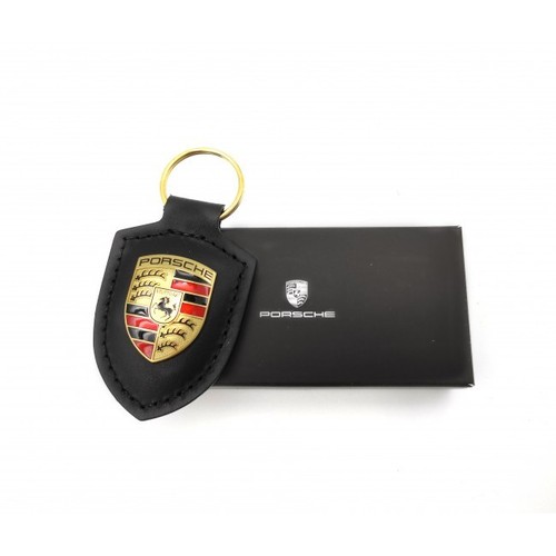 Porte clés porsche cuir - porsche,