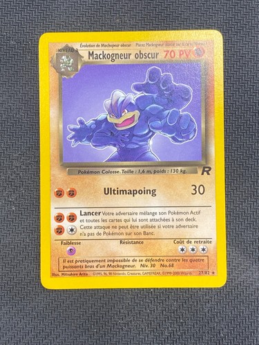 Carte pokémon mackogneur - pokémon,