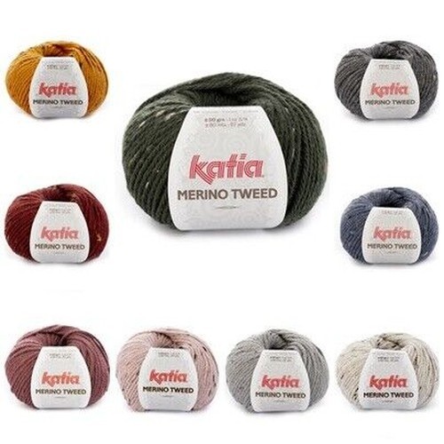 Katia laine merino tweed - tweed, 50g