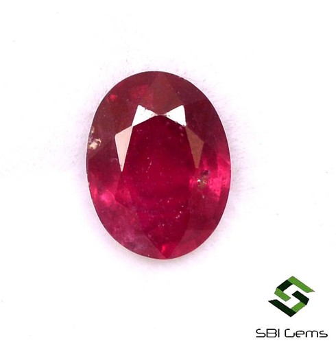 8x6 rubis naturel - 8x6, taillé