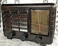 Poste radio TSF Toulemonde ? en bakélite, années 1940