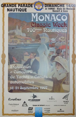 Affiche monaco classic week - classic,