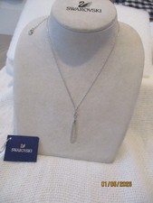 Collier Swarovski argenté ras