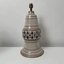 Pied lampe céramique ajourée