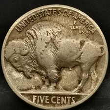 5 CENTS BUFFALO NICKEL 1916
