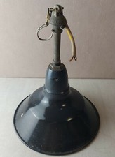 Ancienne lampe / suspension industrielle Reflecto Lux, vintage