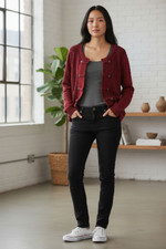 Veste style militaire rouge