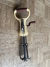 Fouet Batteur Vintage années 70 Marron et Beige