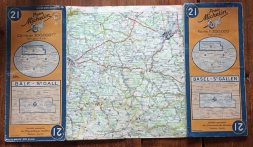 Ancienne carte michelin - ,
