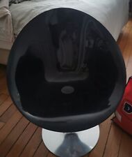 2 très beaux fauteuils pivotants noirs Kartell Eros 