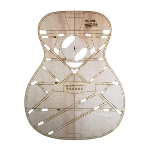 Modèle corps guitare en - de,