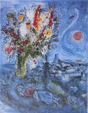 Marc CHAGALL : La dormeuse aux