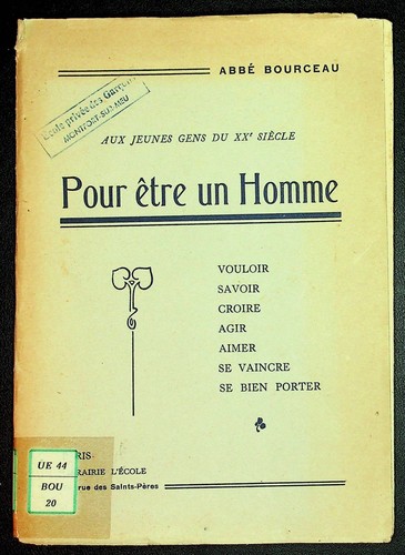 Abbé bourceau aux jeunes - abbé, bourceau,
