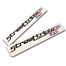 Street Triple 765 Rs Noir Et Union Graphique Stickers Décalques 2 Sur Vinyle