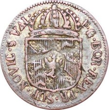 P1204 Swiss Cantons Friedrich Wilhelm II 1/2 Batzen 1793 ->Make offer