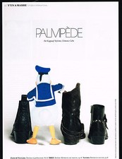 PUBLICITE ADVERTISING 2009 chaussures ZADIG & VOLTAIRE par DONALD WALT DISNEY