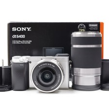 SONY a6400 ILCE-6400Y w/SELP1650 SEL55210(ShutterCount:2100) [Near Mint] #4875TH