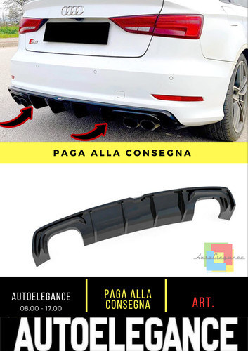 Diffuseur audi look - diffuseur, rs3