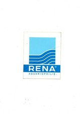 AUTOCOLLANT / STICKER VINTAGE RENA AQUARIOPHILIE AQUARIUM, TOP