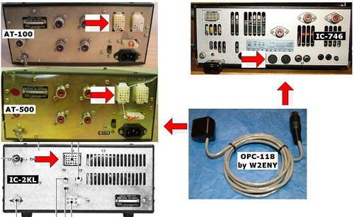 W2eny opc 118 for icom - icom, 746