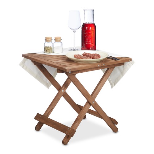 Table pliante bois - en,