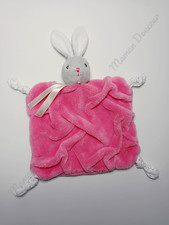 Doudou Plat Carré Lapin Gris