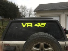 1 Stickers VR46 ( 1 ),Grande taille, Rossi valentino, Yamaha, 46