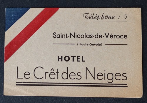 Ancienne étiquette hotel - ancienne,