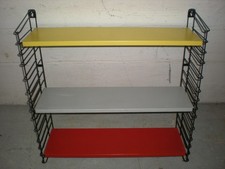 Véritable  étagère fer signée Tomado Holland scandinave vintage déco loft