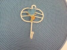 Petite patere métal décor lavande