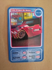 carte auchan disney n°144 cars flas dragon mc queen