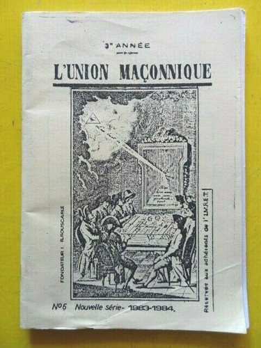 Union maçonnique revue - maçonnique, de