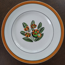 Assiette entremet Faïence de Logwy modèle Raymond - Art Déco