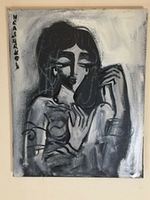 HRASARKOS  -  Acrylique sur toile  -  Portrait