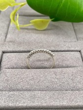 Bague argent alliance